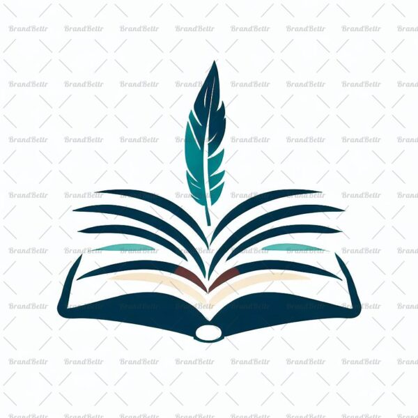 Offenes Buch und Feder